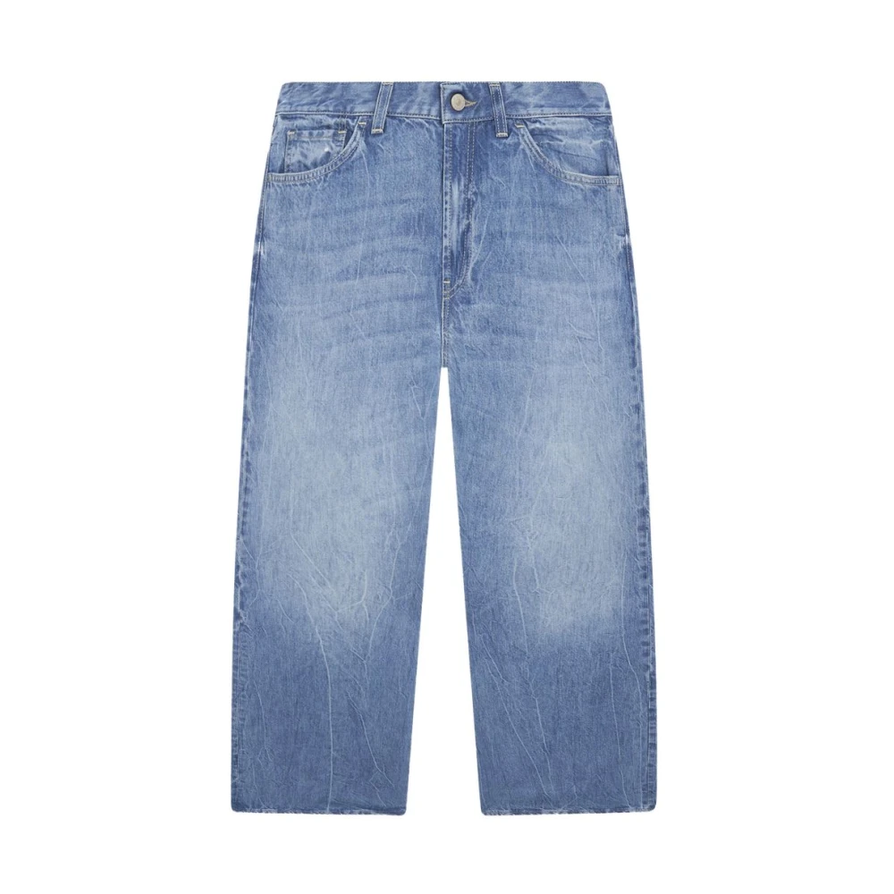 Dondup Women's Blue Straight Jeans