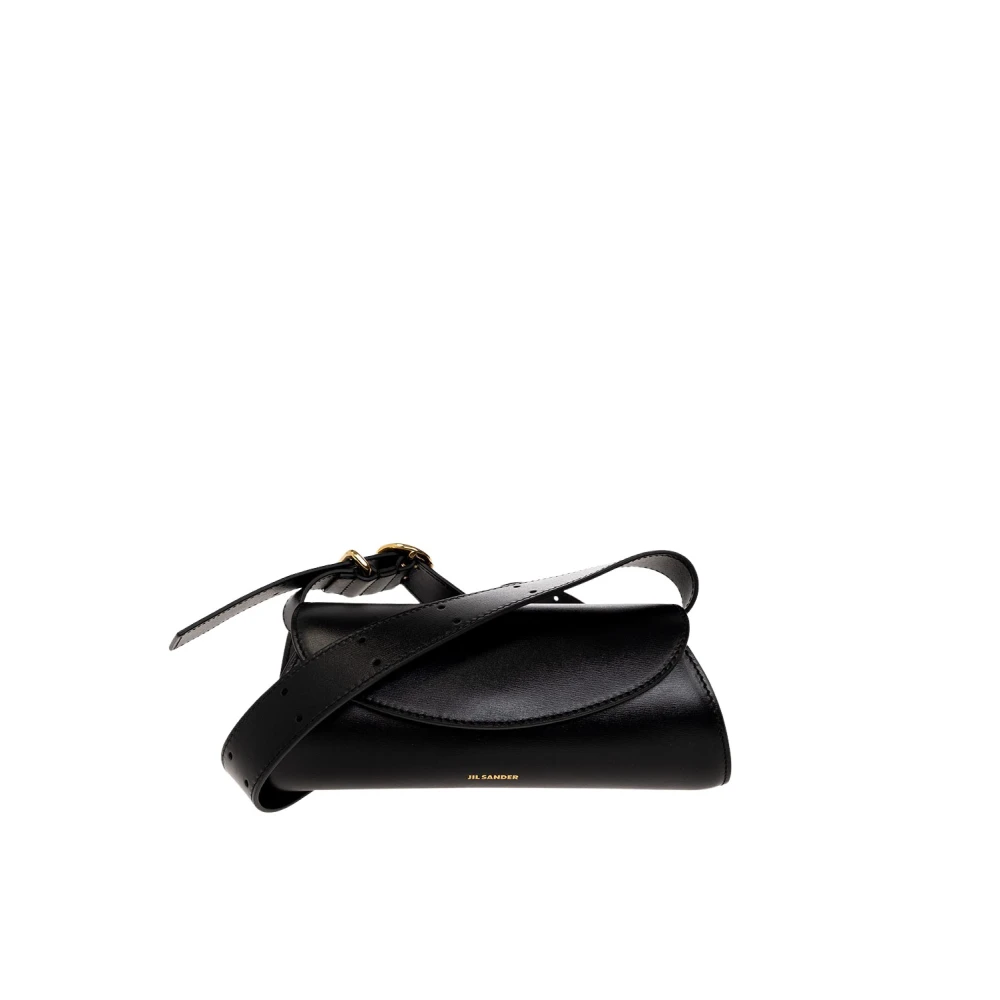Jil Sander Cannolo Mini schoudertas Black Dames