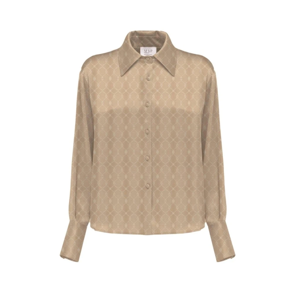 MVP wardrobe Juan LES Pins Shirt Beige Dames