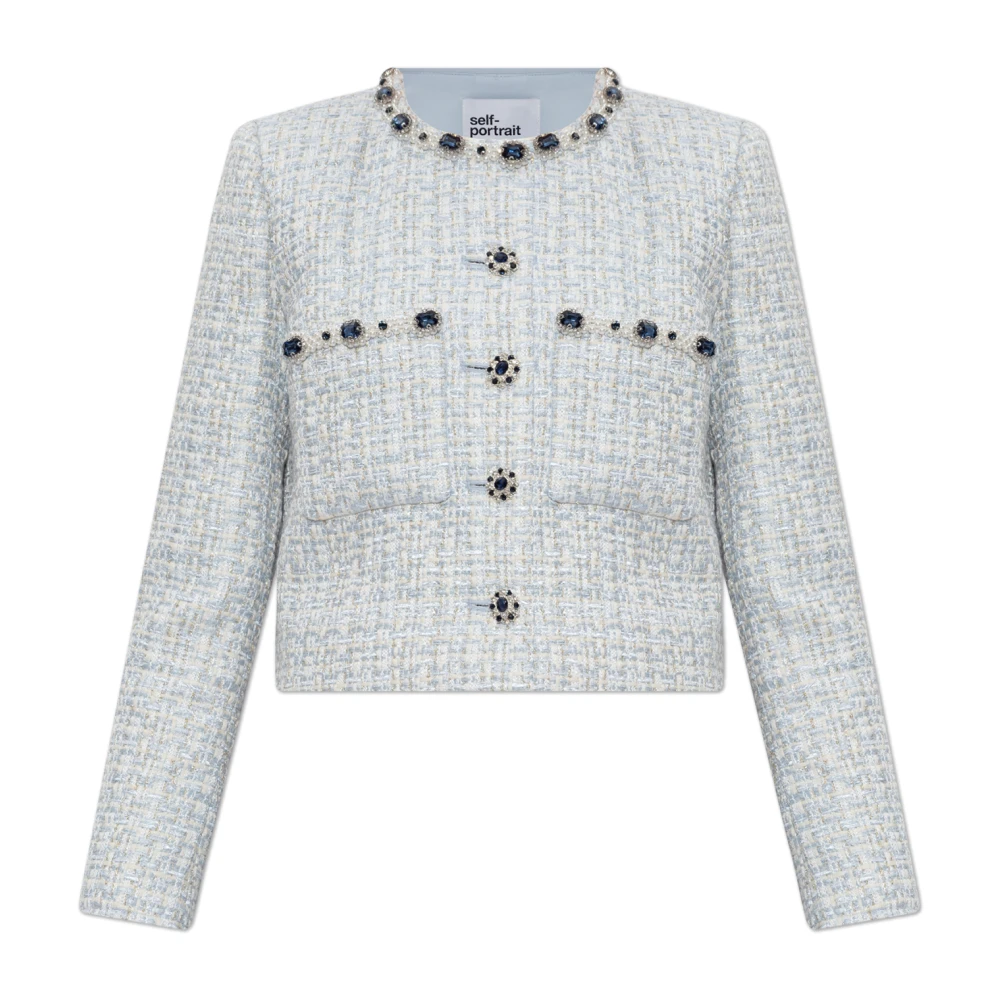 Jackets > Tweed Jackets - - Self Portrait - Modalova