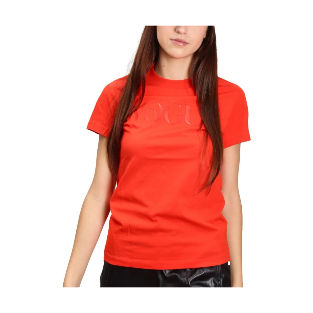 Puma Vogue Dames Stijlvol T-Shirt Orange Dames