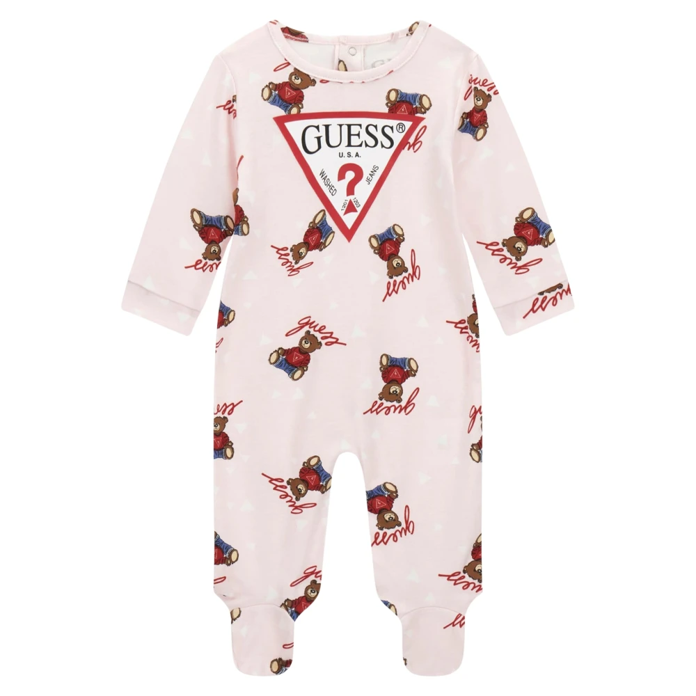 Guess Women's Pink Teddy Bear Babygrow Set