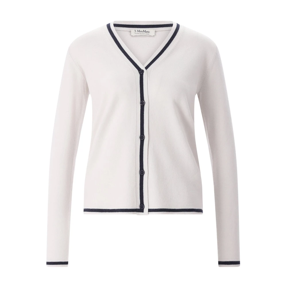 Max Mara Women's White Cardigans - Cardigans - S - Knitwear