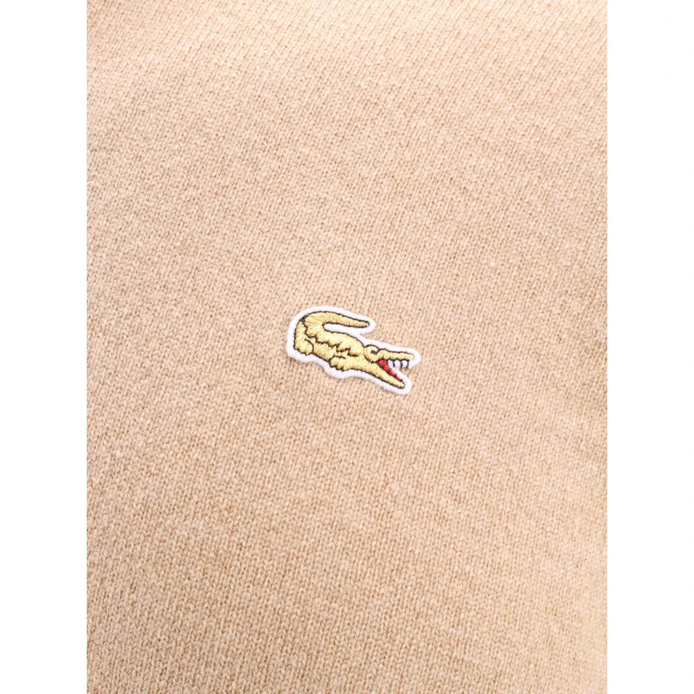 Comme des Garçons Beige Gebreide Truien Ronde Hals Lange Mouw Beige Heren