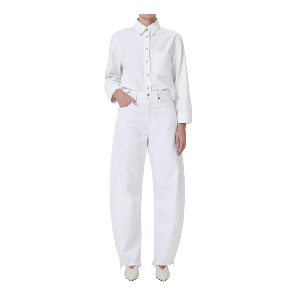 Agolde Luna Jeans White Dames