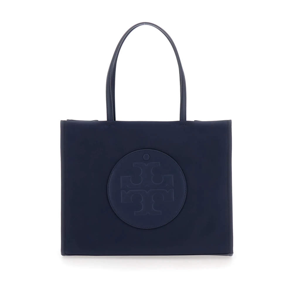 Tory Burch Women's Blue Shopping Bags, One Size, Small Ella Tote