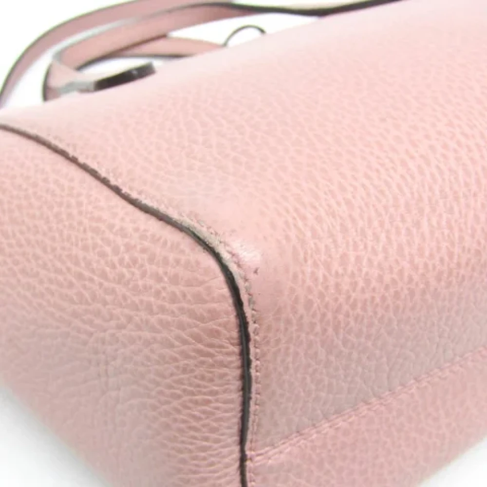 Gucci Vintage Pre-owned Leather shoulder-bags Pink Dames