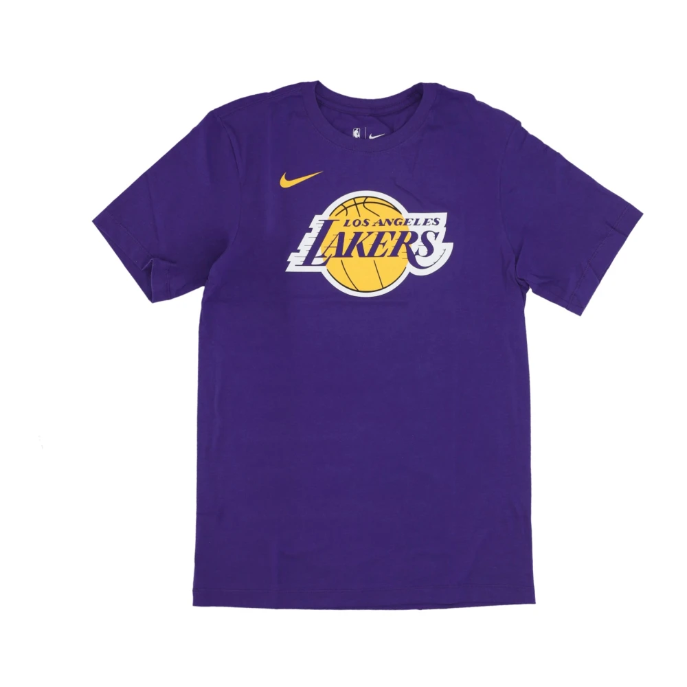 Nike Men's Purple Training T-Shirts & Tops, L, Nba Logo Essential Tee