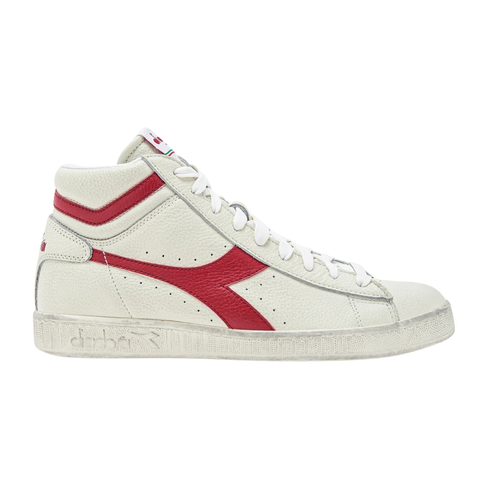 Diadora Retro High Top Waxed Sneakers Heren Schoenen Beige