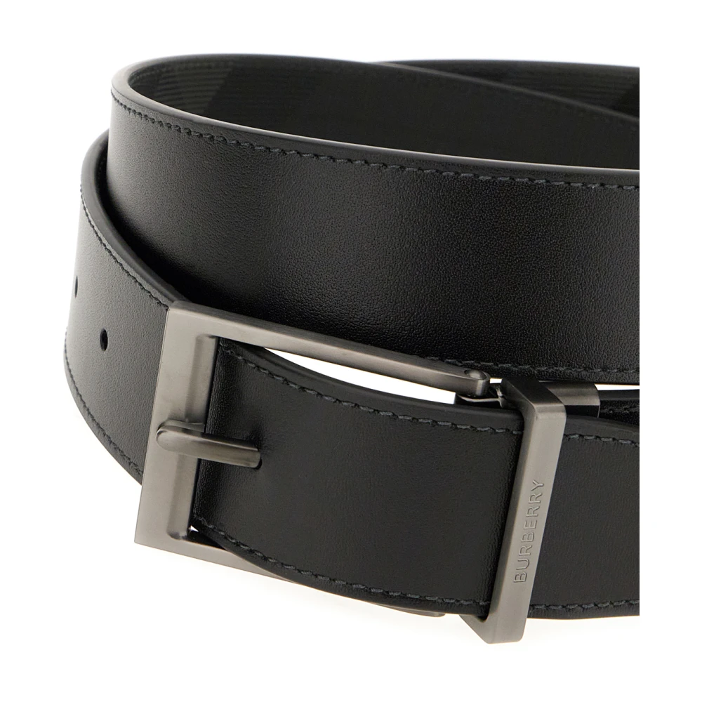 Burberry Stijlvolle Riemencollectie Black Heren