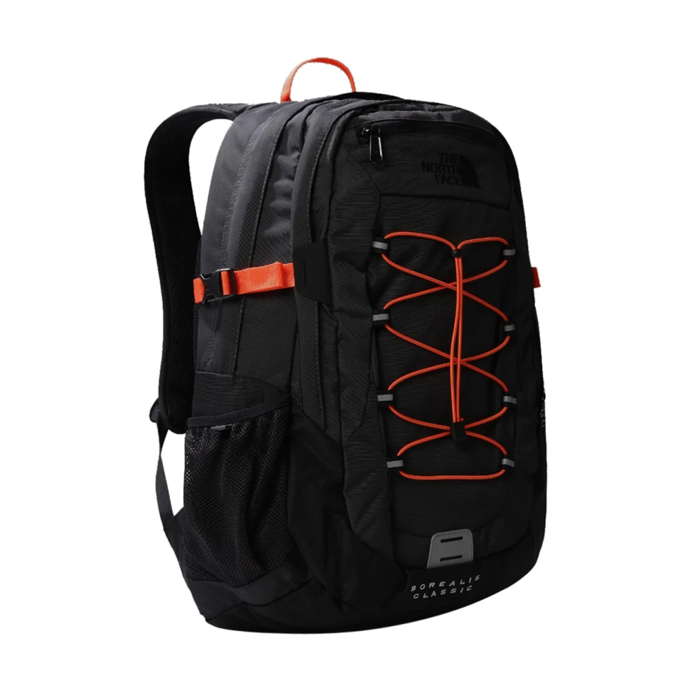 The North Face Klassieke Borealis Rugzak in Asfaltgrijs Black Unisex