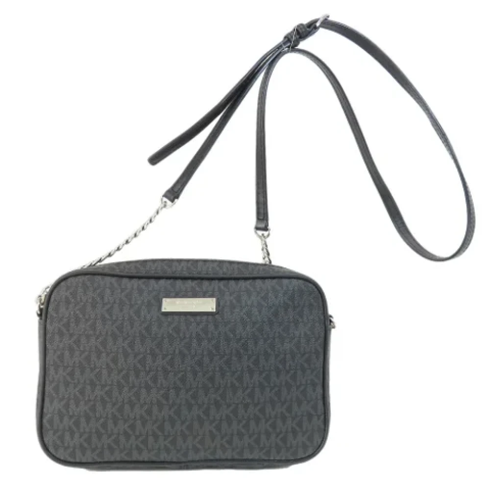 Michael Kors Pre-owned Canvas shoulder-bags Black Dames
