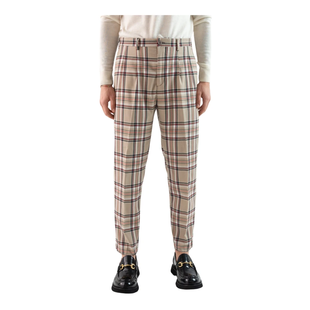 Corsinelabedoli Klassieke Suit Broek Beige Heren