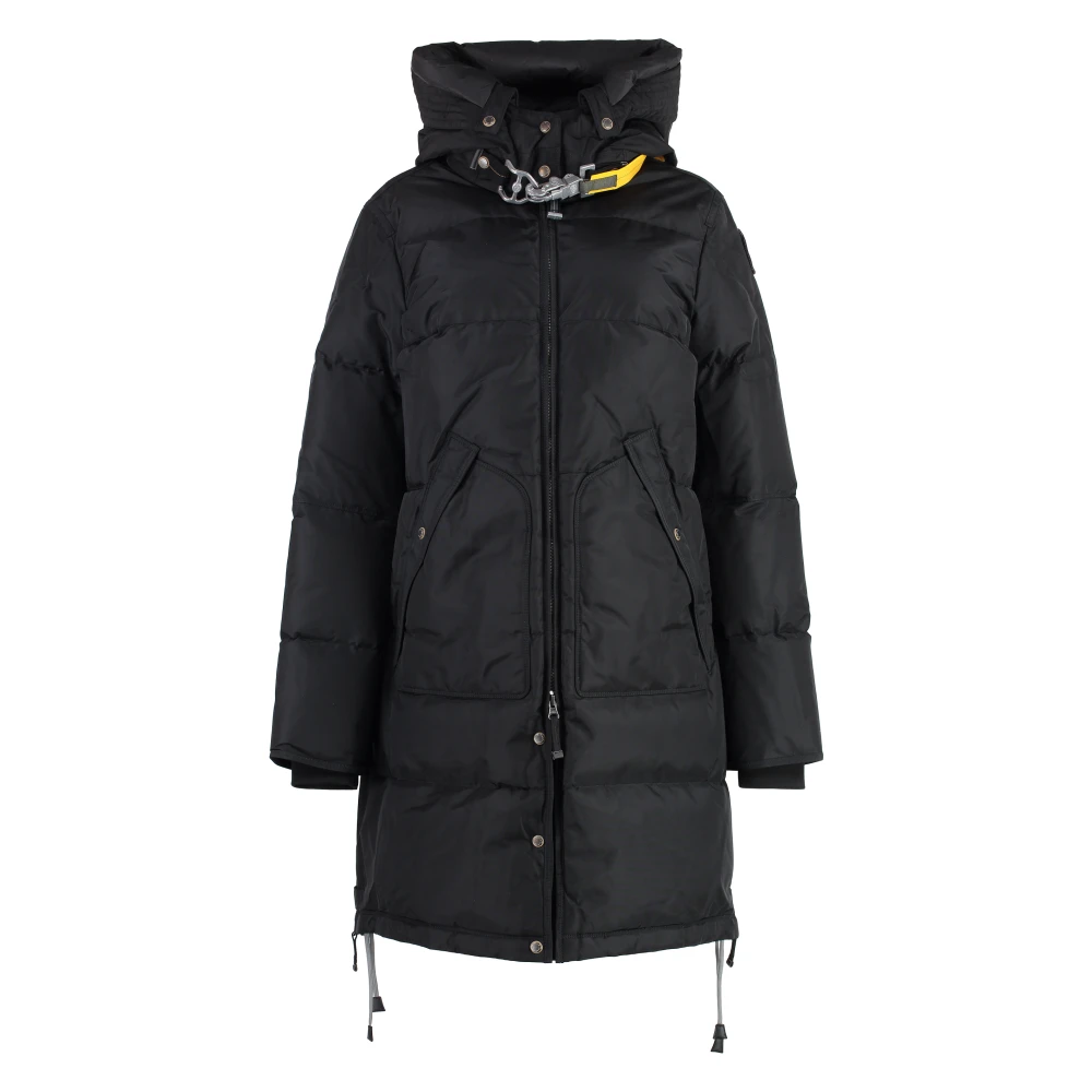 Parajumpers Gewatteerde jas met logo-patch Black Dames