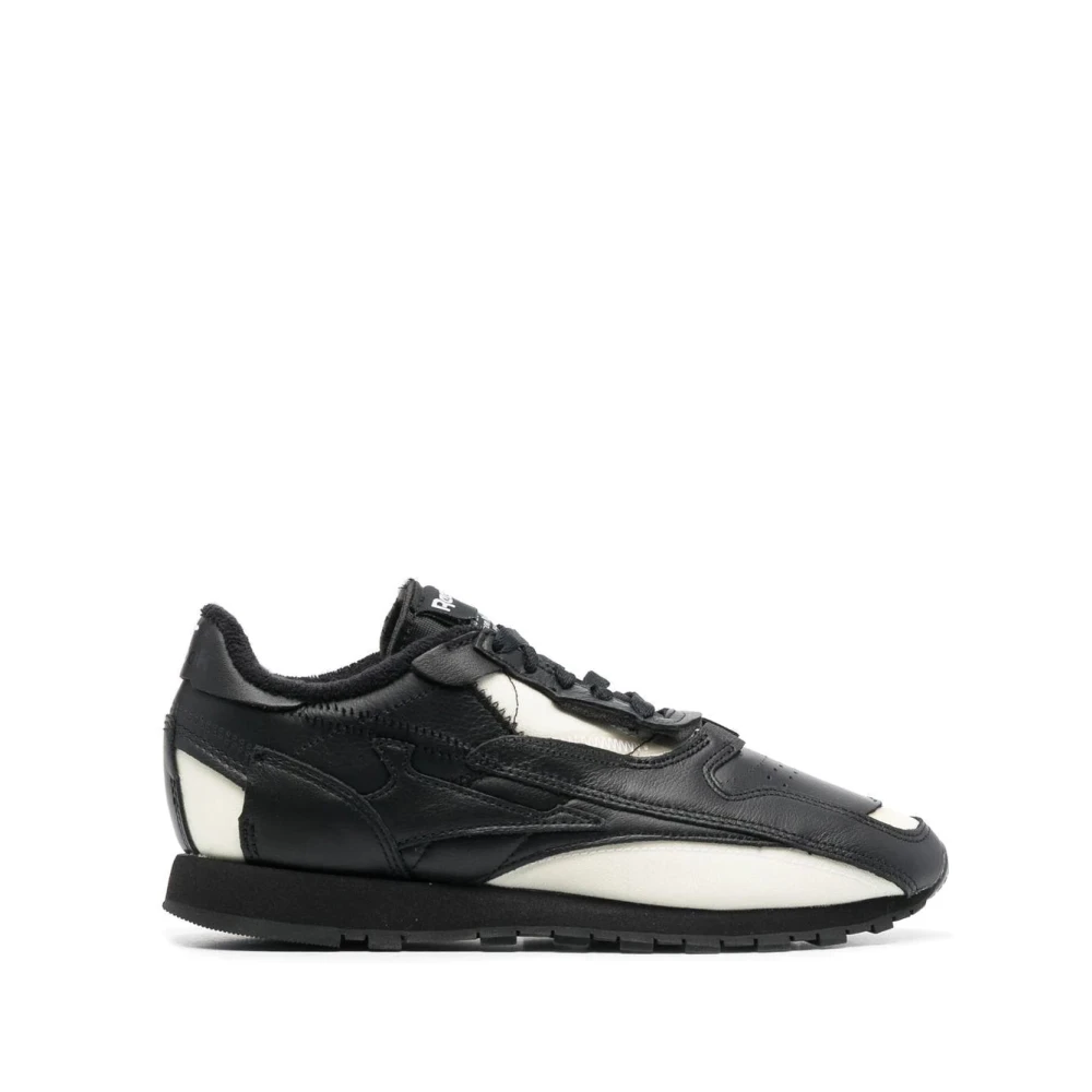 Maison Margiela Zwarte Leren Casual Sneakers Dames Schoenen