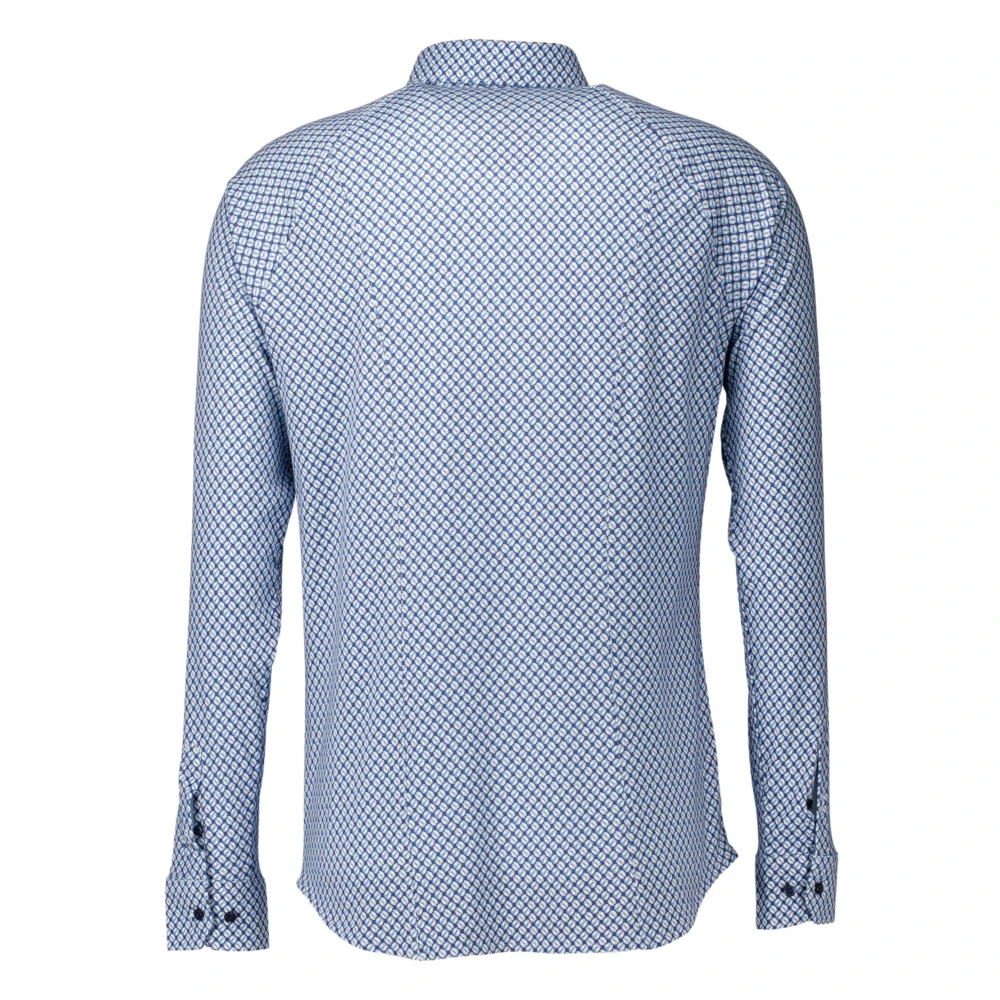 Desoto Blauw Overhemd met Lange Mouwen Kent Stijl Blue Heren