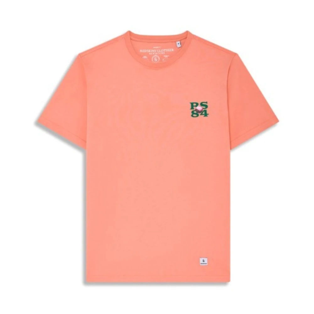 Redskins Bedrukt Logo T-shirt Rozen Pink Heren
