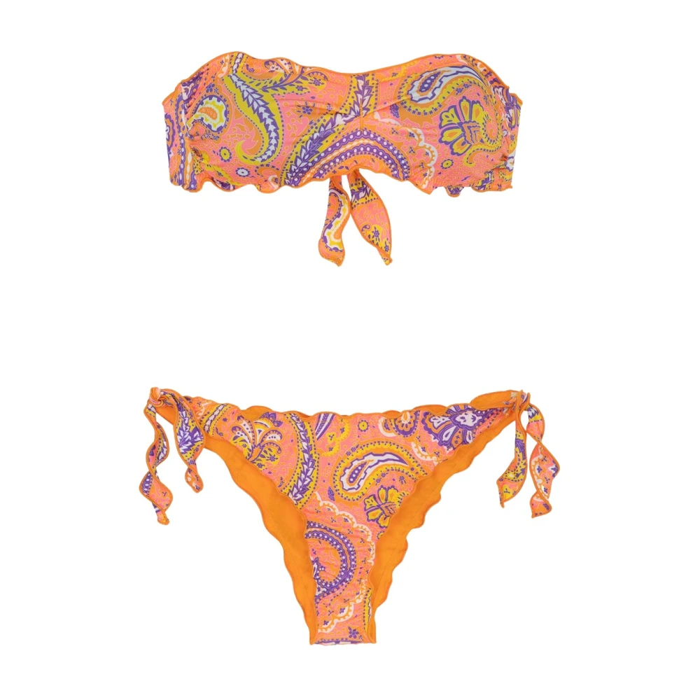 F**k Bikini Fascia E Slip Nodi Regolabile Frou Sunrise Multicolor Dames