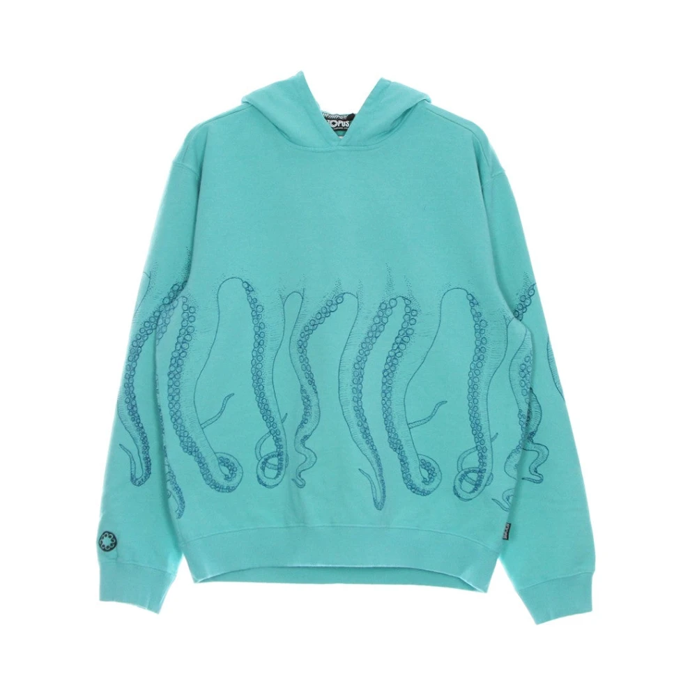 Octopus Aquamarine Hoodie Lichtgewicht Tracksuit Blue Heren