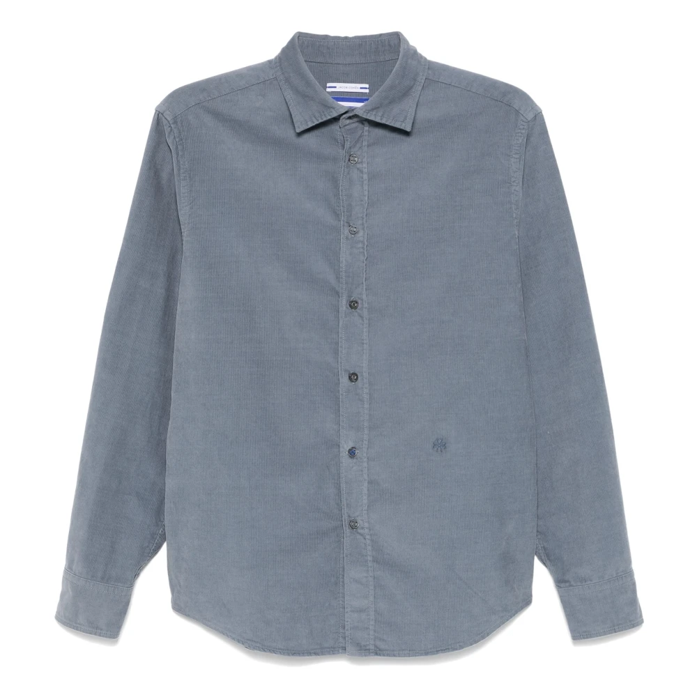 Jacob Cohën Katoenen shirt uit Italië Blue Heren