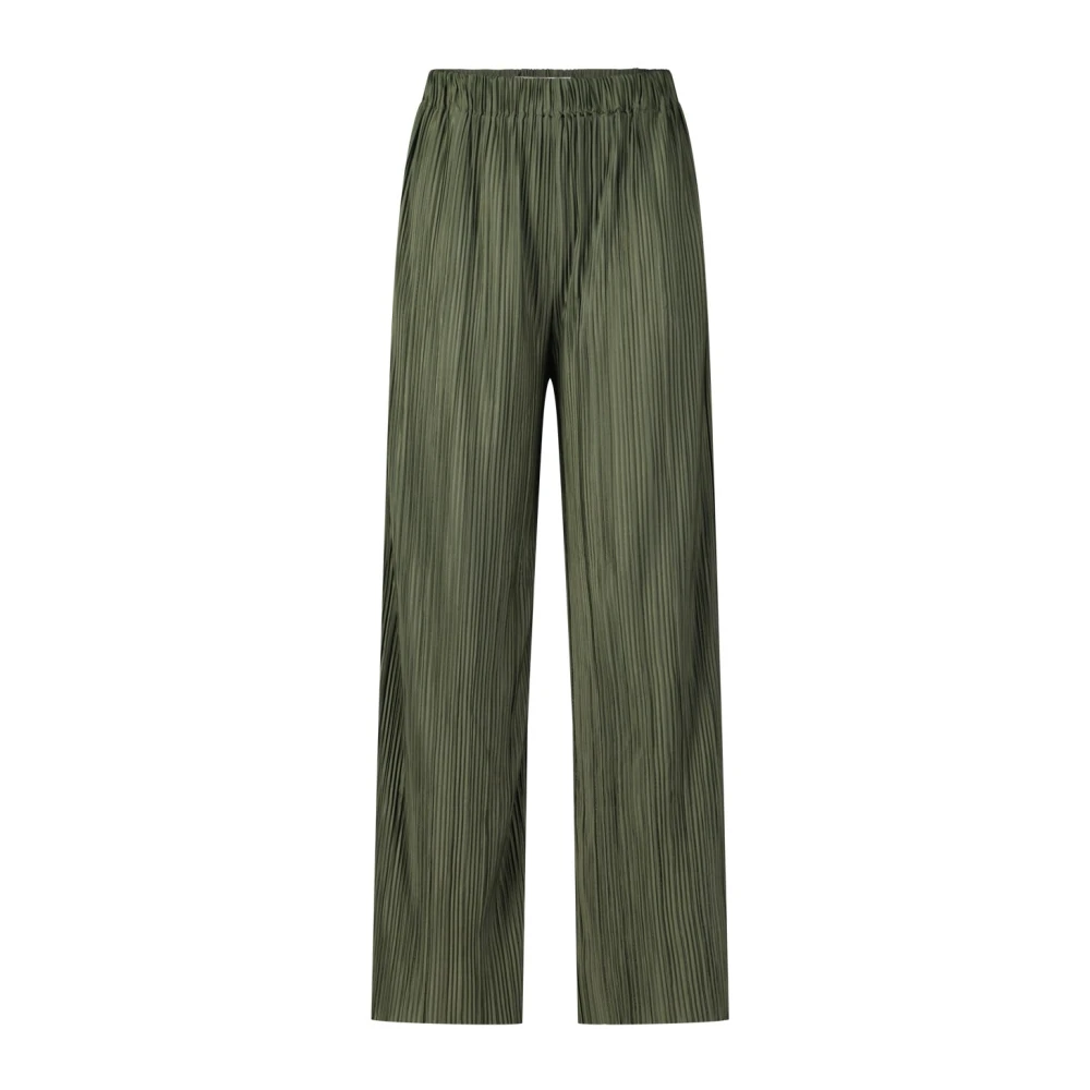 Samsøe Geplooide Broek Uma Green Dames