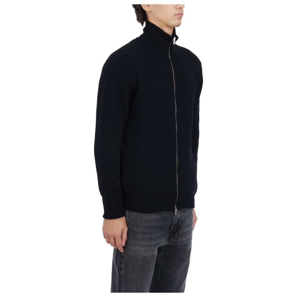 Seven Gauge Engelse Kust Zip Trui Black Heren