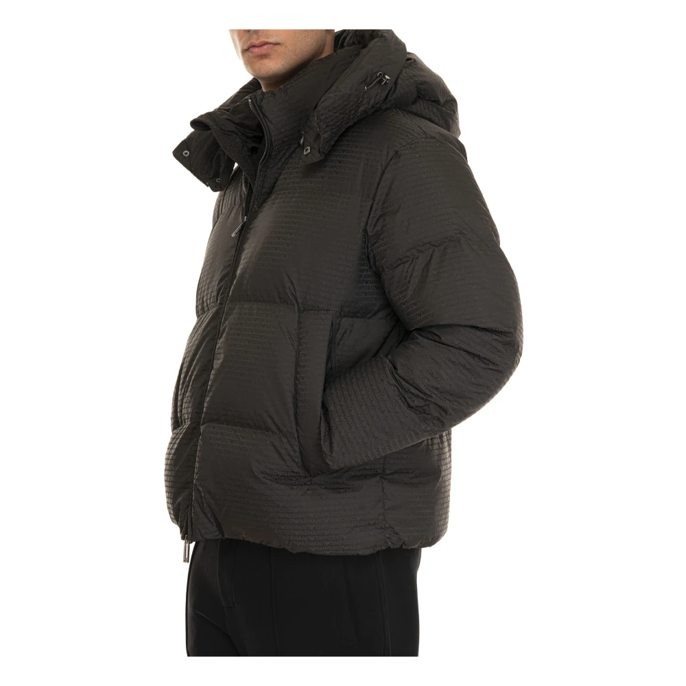Emporio Armani Warme Winter Donsjas Green Heren