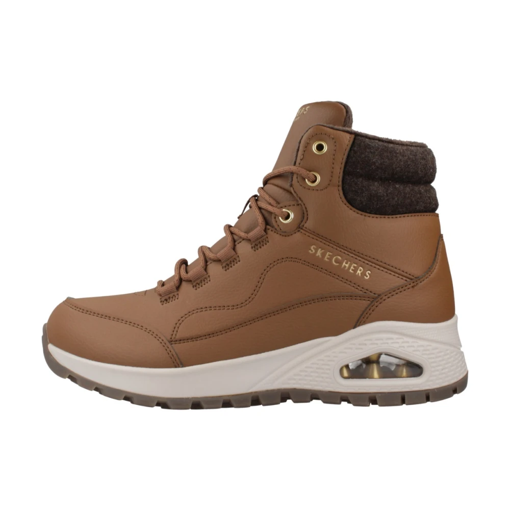 Skechers Robusta Snörstövlar Brown, Dam