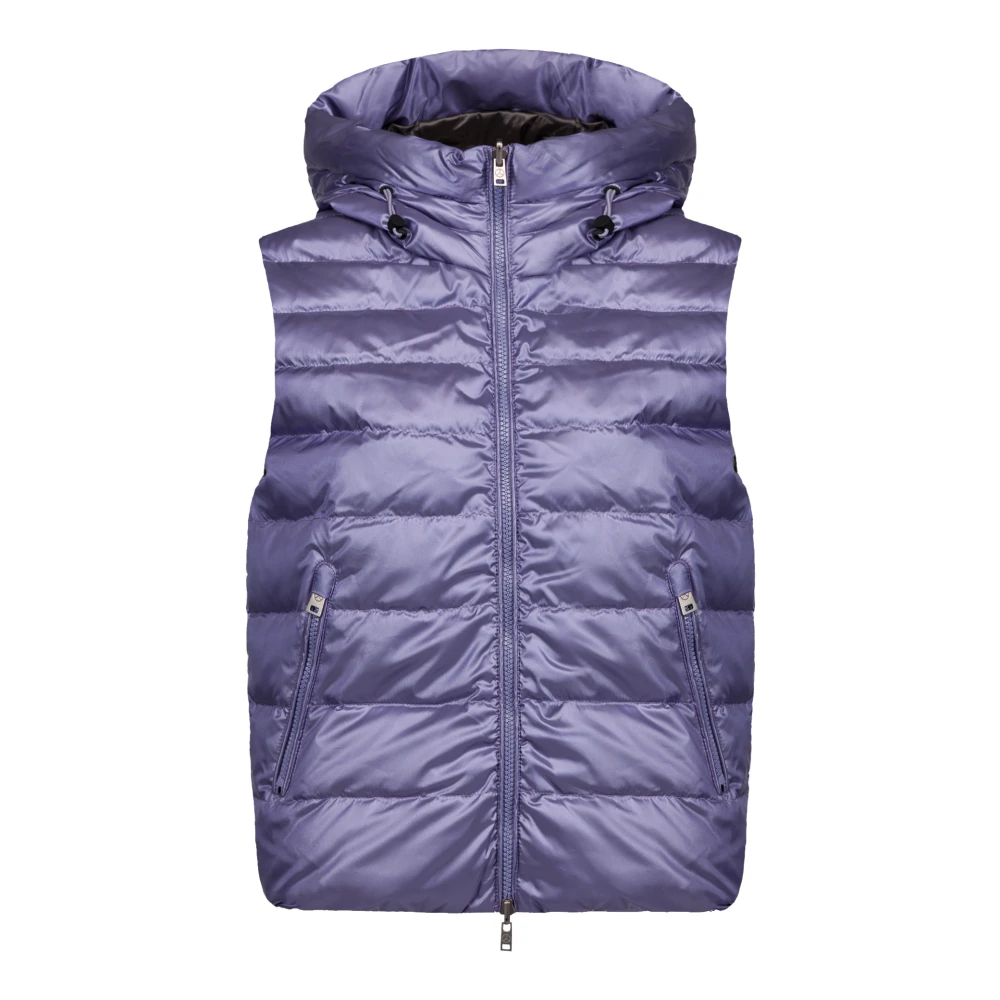 People of Shibuya Omkeerbare gewatteerde jas met capuchon Purple Dames