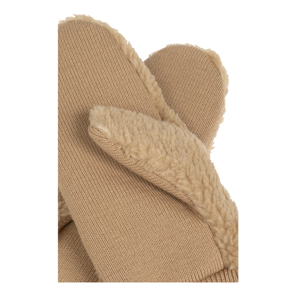Dsquared2 Wollen handschoenen Beige Dames