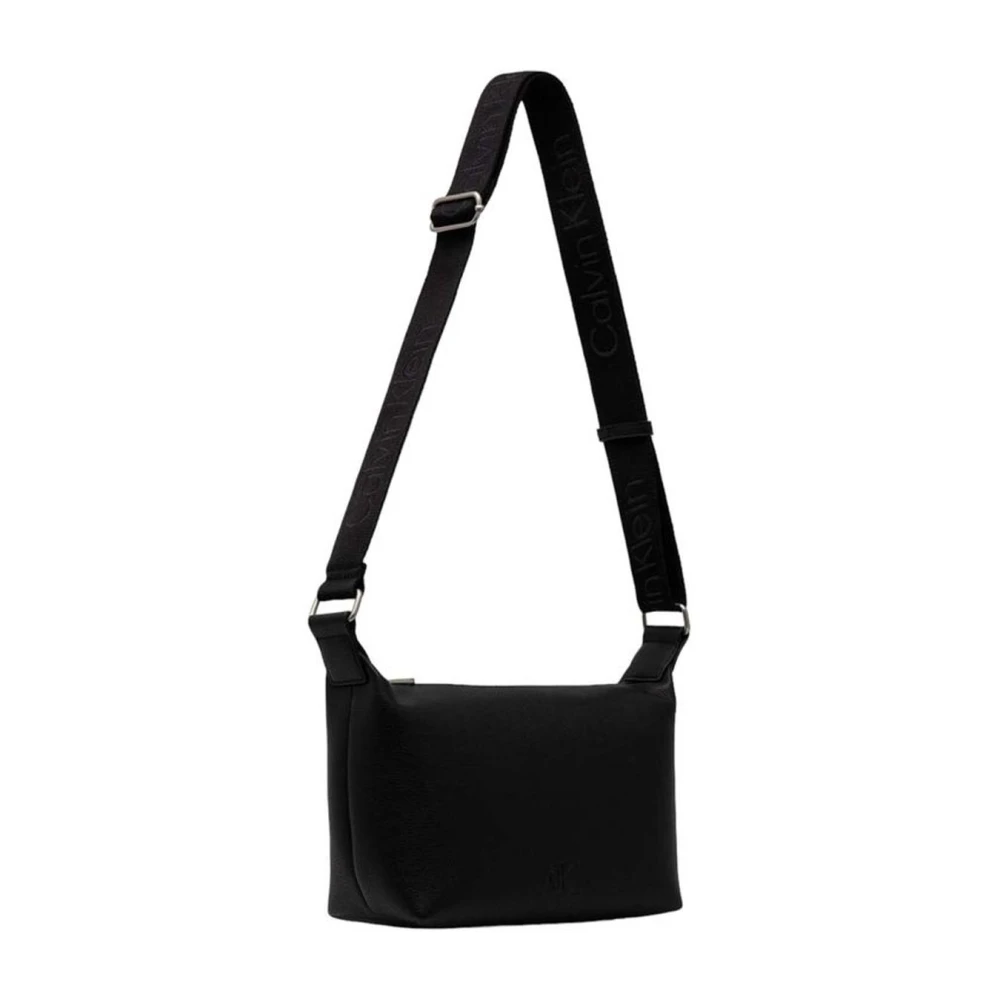 Calvin Klein Jeans Zwarte Polyethyleen Handtas Heren Tassen Collectie Black Dames