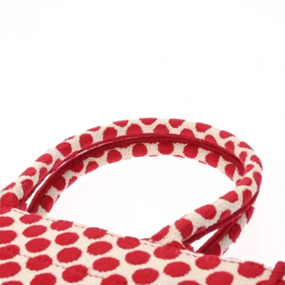 Dior Vintage Pre-owned Canvas dior-bags Red Dames