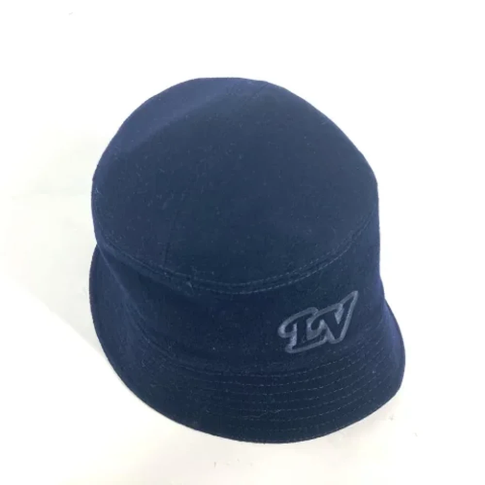 Louis Vuitton Vintage Pre-owned Wool hats Blue Dames