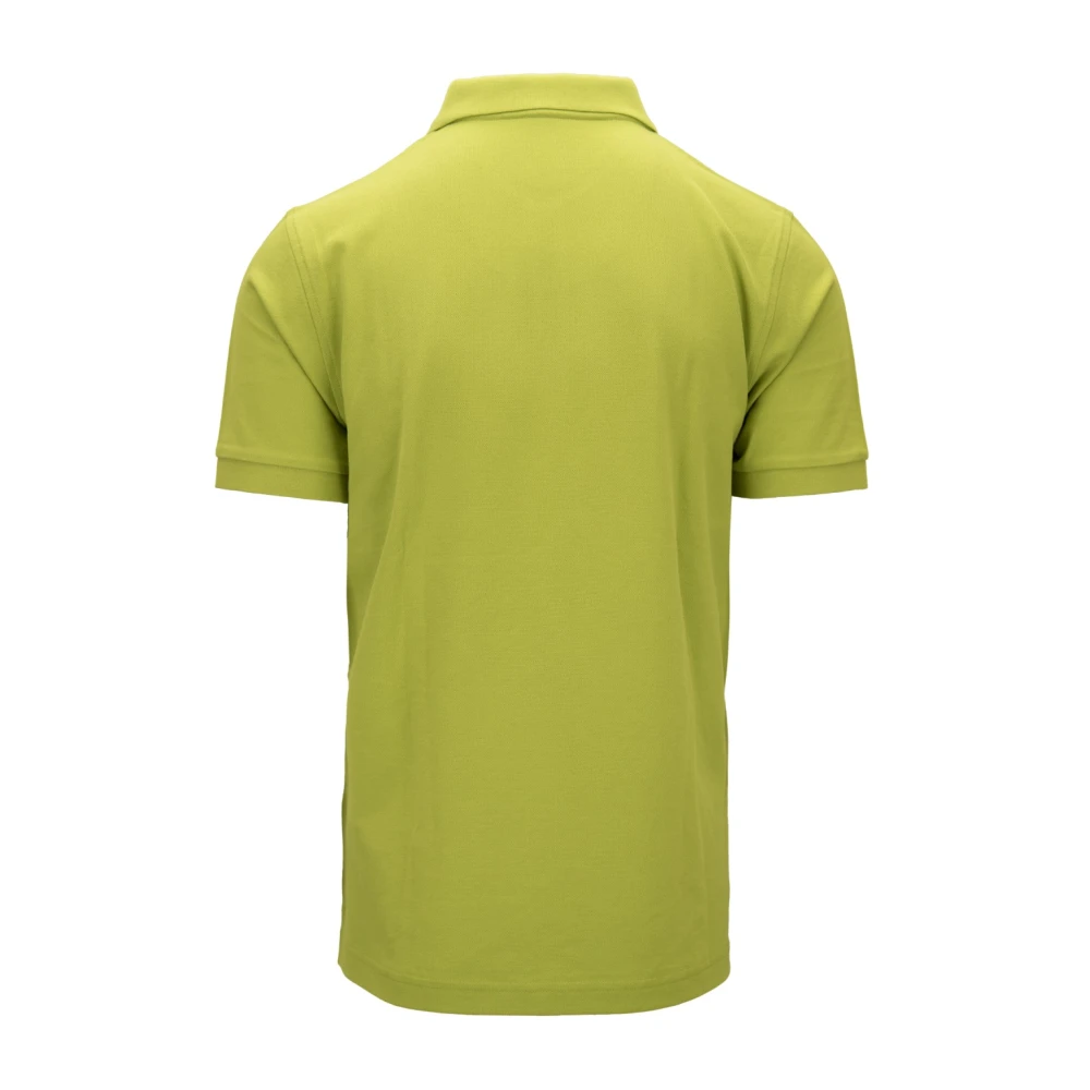 Fay Heren Knoop Polo Shirt Green Heren