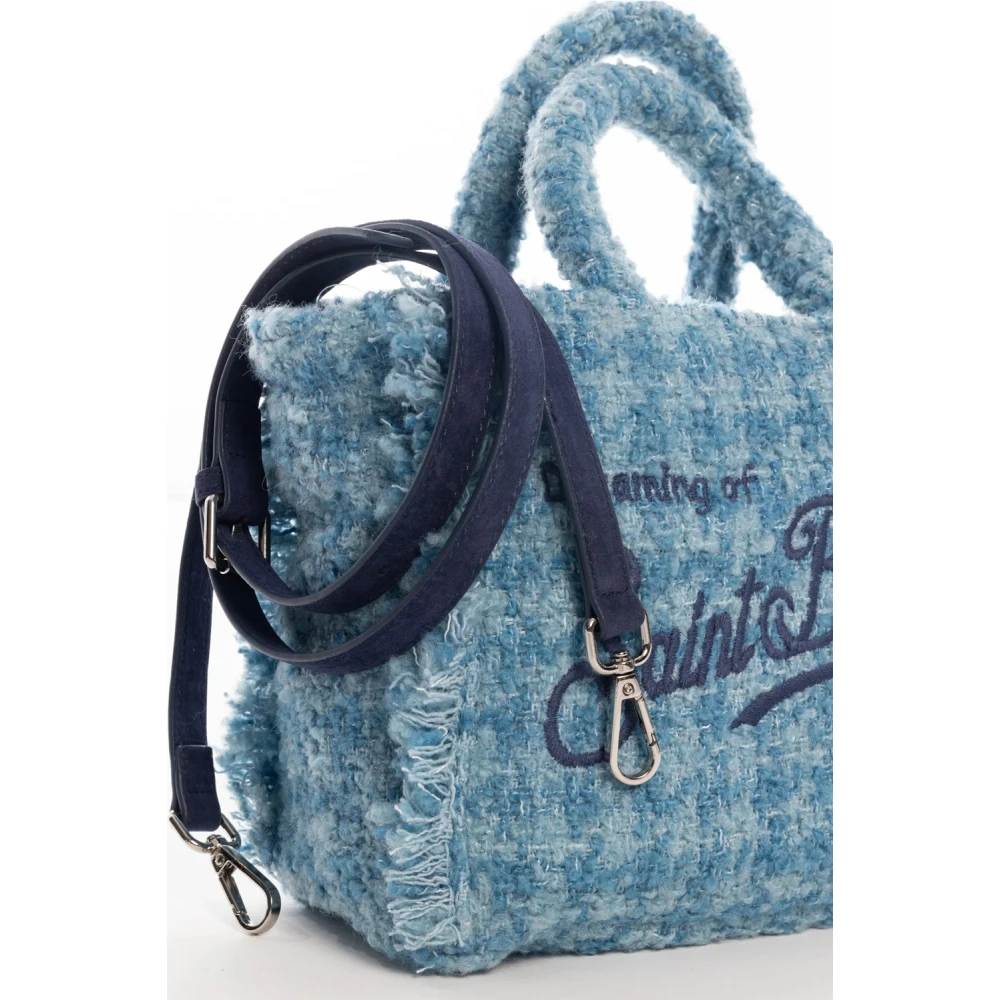 MC2 Saint Barth Winter Mini Vanity Handtas Blue Dames