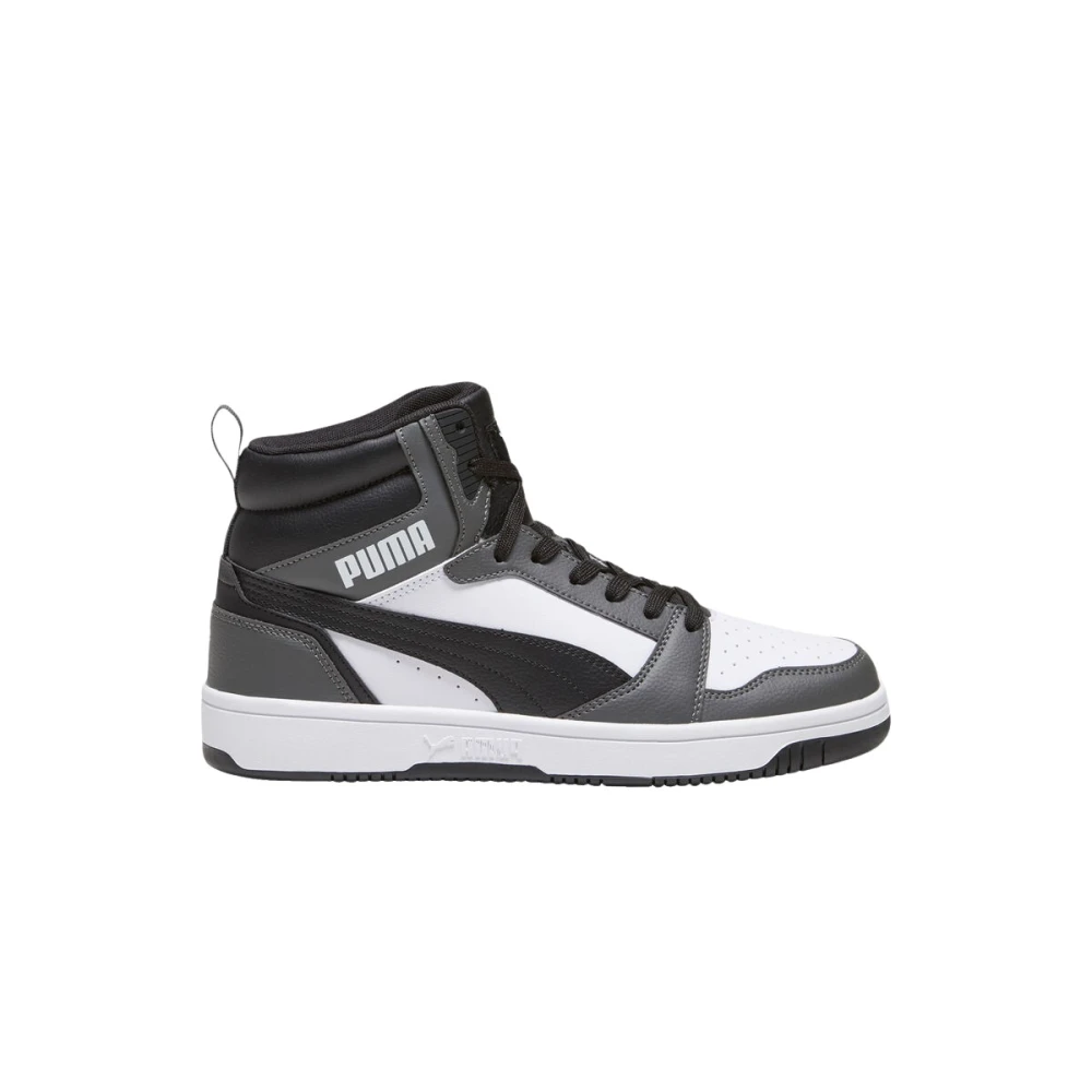 Puma Grijze Leren Sneakers Rebound V6 Heren Schoenen Veelkleurig Multicolor