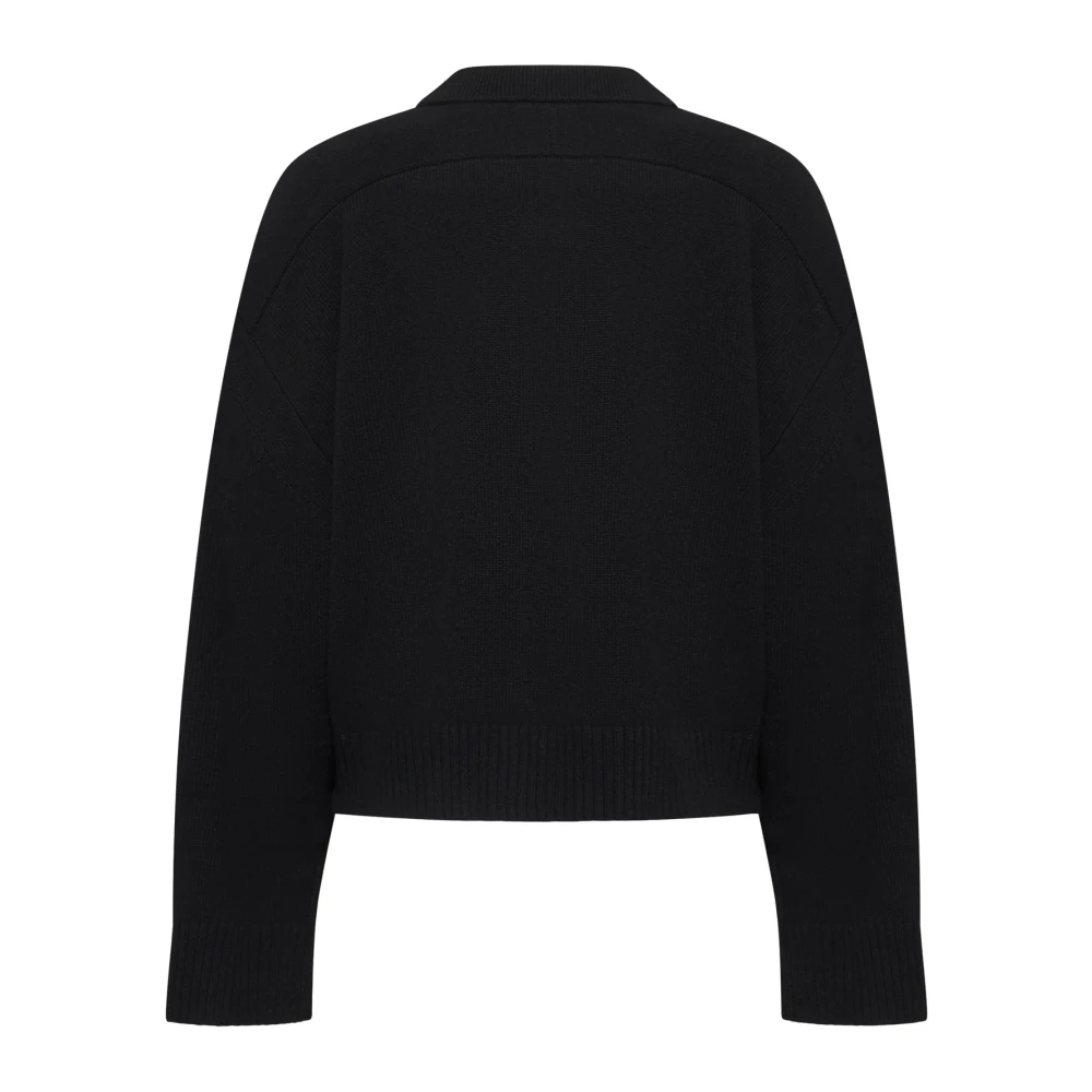 Loulou Studio Zwarte T-shirts en Polos Black Dames