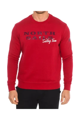 Räfflad Crew Neck Sweatshirt