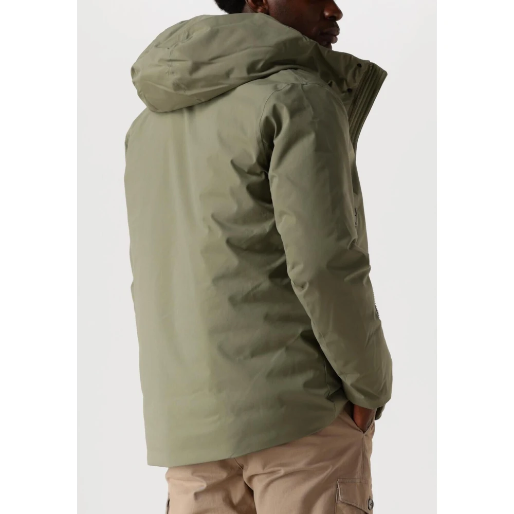 Elvine Groene Parka Jas voor Heren Green Heren