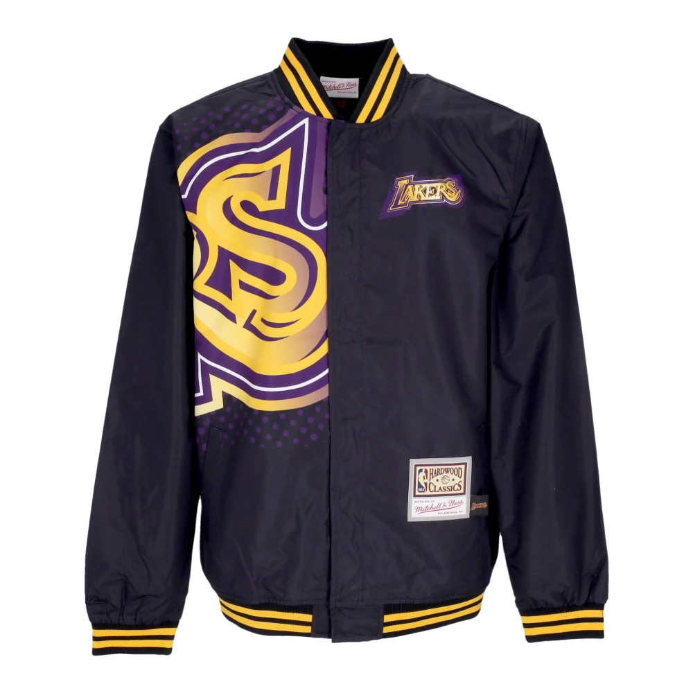 Mitchell & Ness NBA Big Face Bomber Jacket Loslak Purple Heren
