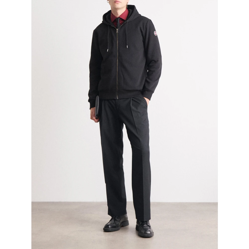 Colmar Zwarte Zip Hoodie Sweaters Black Heren