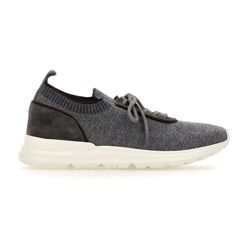 Eleventy Gebreide Lage Sneakers Heren Schoenen Grijs