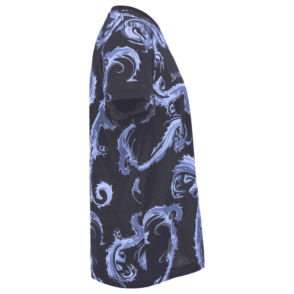 Versace Jeans Couture T-shirts en Polos Blue Heren