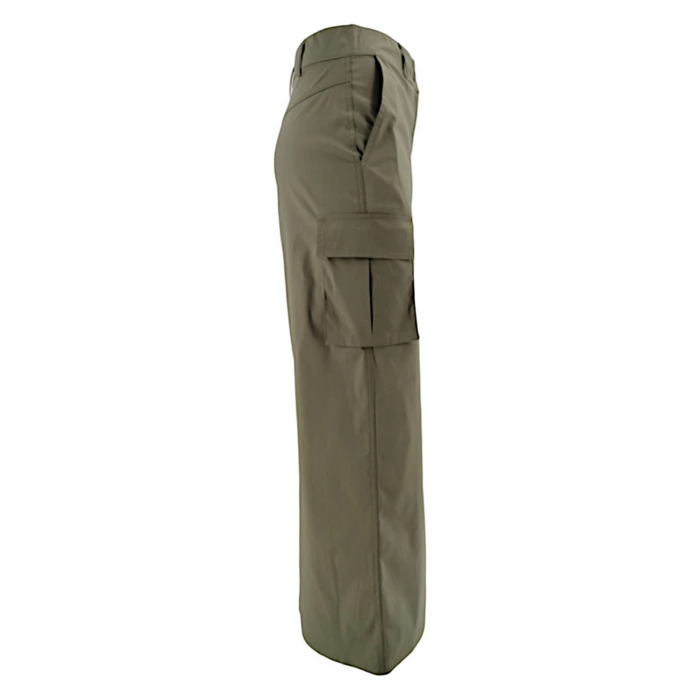 D.Exterior Cargo Rok met Voor Split Green Dames