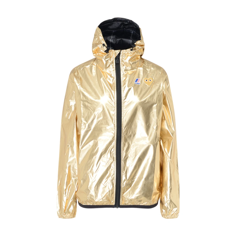 Comme des Garçons Play Gouden Embleem Jas Yellow Heren