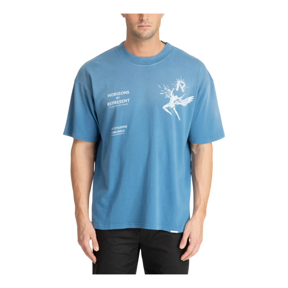 Represent shirts polos Icarus T shirt Mlm467 432 Blue Heren