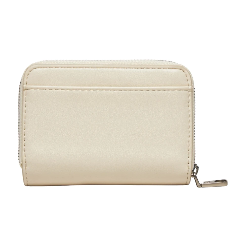 Calvin Klein Jeans Deboss ritsportemonnee Herfst Winter collectie Beige Dames