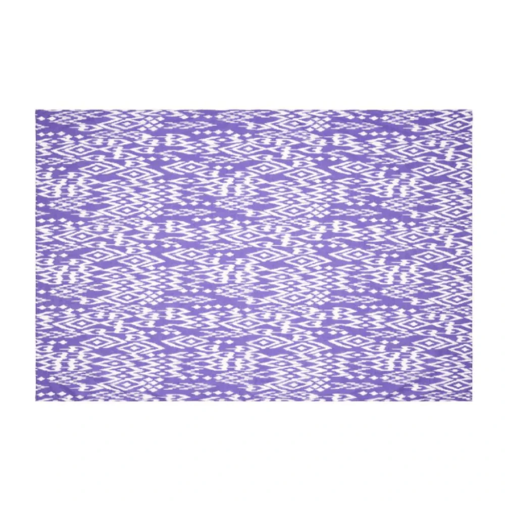 Eres Geometrische Print Katoenen Sarong Purple Dames