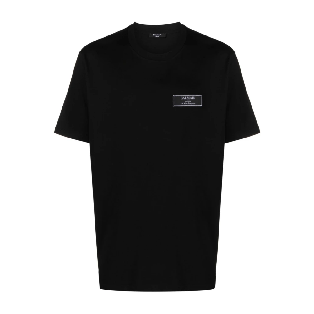 Balmain Zwarte T-shirts en Polos van Black Heren