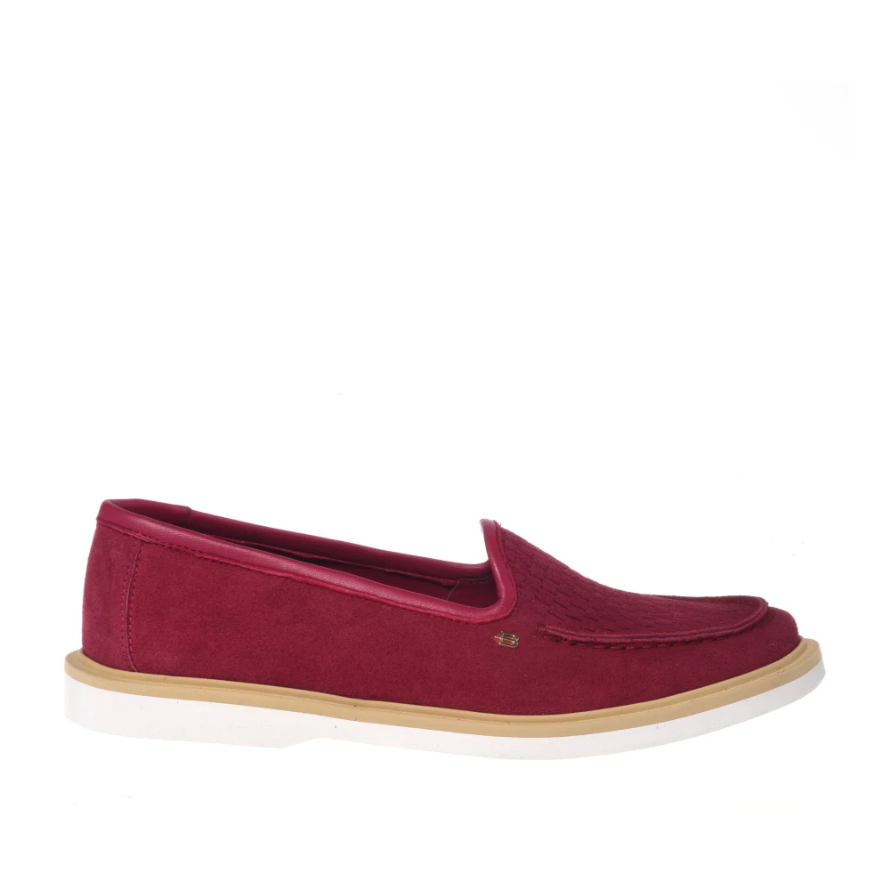Baldinini Mocasines Sin Cordones De Ante Shoes Mujer Rosa 37 Eu